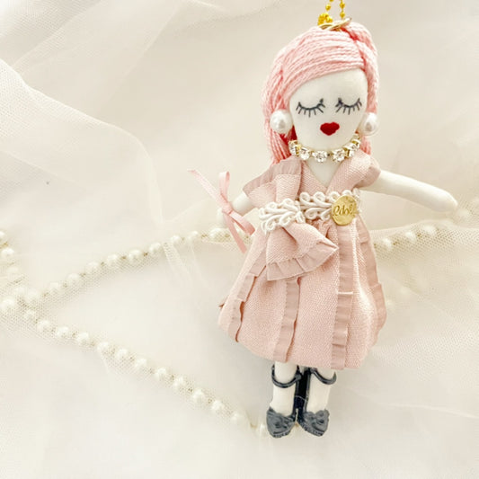 送料無料💗ピンクリボンワンピースルルベちゃん